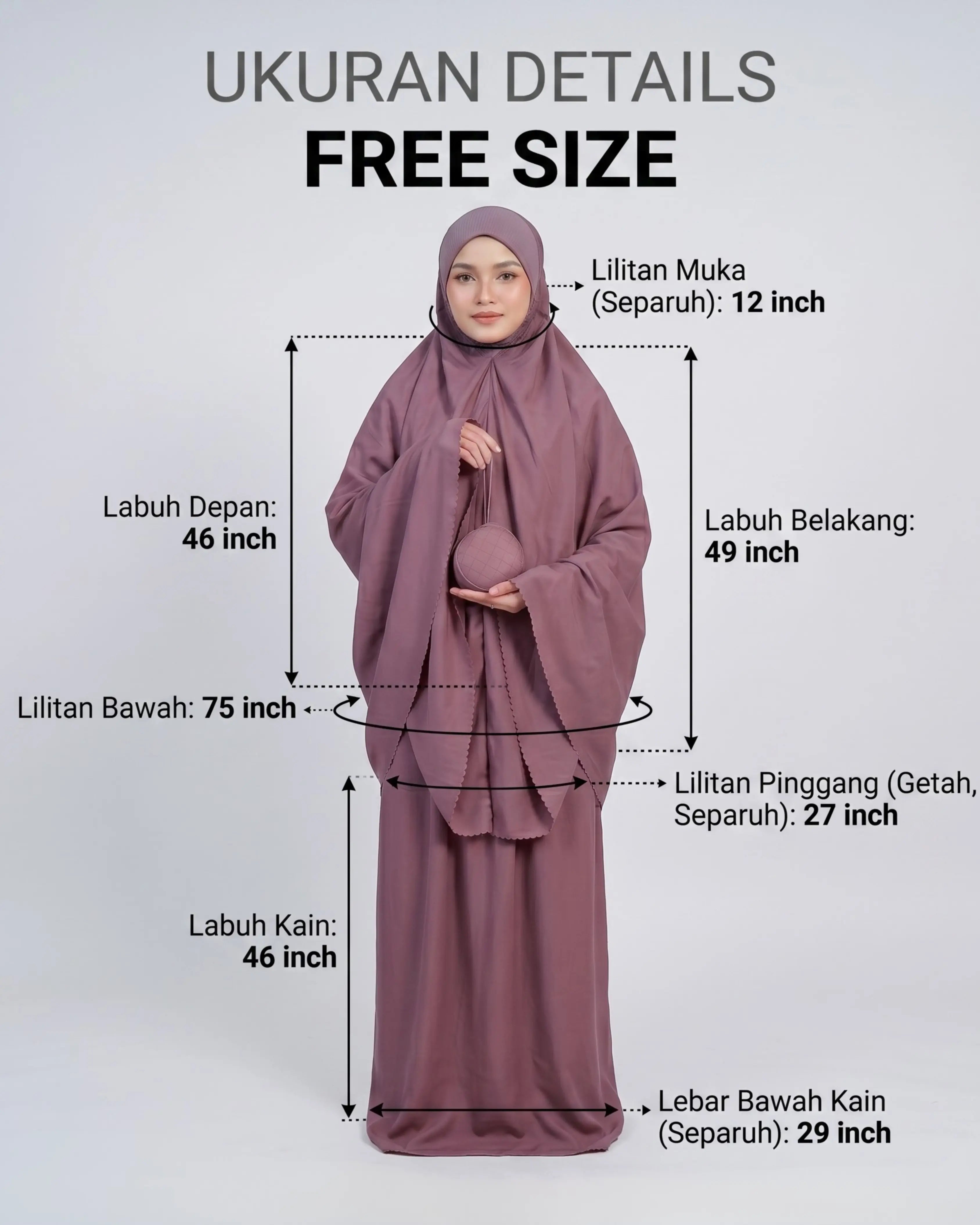 Safa Telekung Travel telekungkita